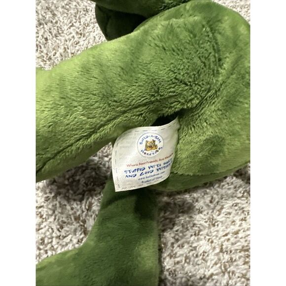Build a Bear Workshop 17" Trekkin' Green‎ Turtle Plush Stuffed Animal No Shell - Picture 3 of 3